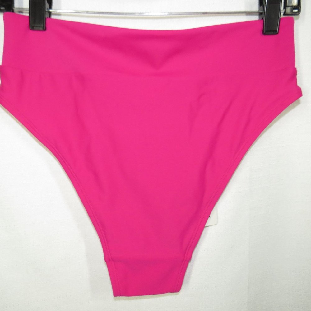 Halara Size Medium Crossover Waist Cheeky Bikini Swim Bottom - Picture 7 of 8